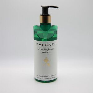 BVLGARI au thé Vert ( Green Tea ) Shampoo & Shower Gel - 10.1 Fl oz / 300mL NEW